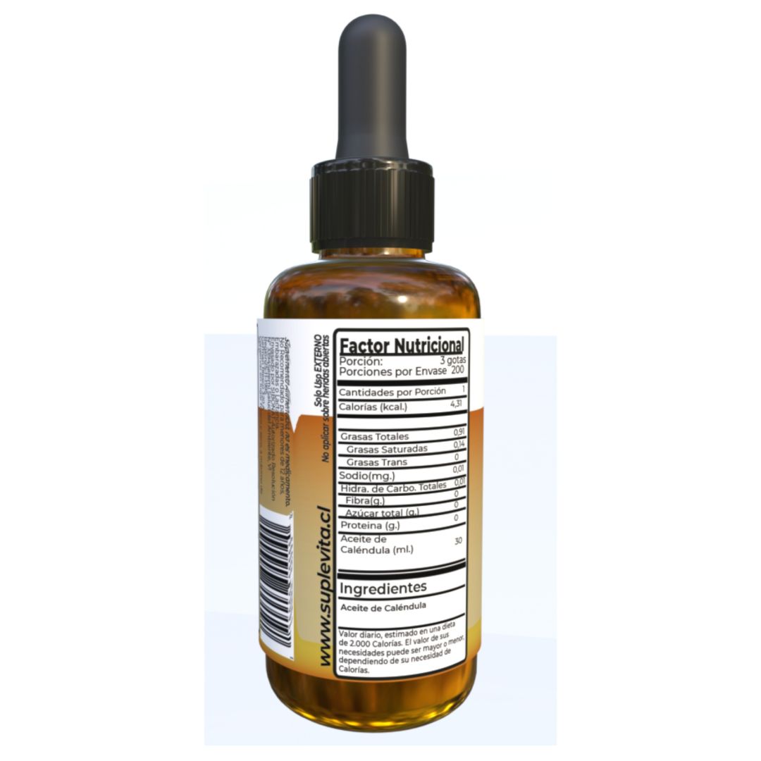 Aceite de Caléndula Suplevita | Cuidado Natural y Bienestar de la Piel