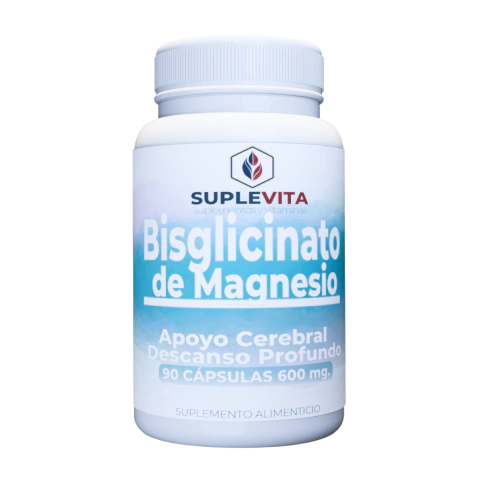BISGLICINATO DE MAGNESIO 600 mg x 90 Cápsulas