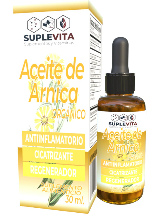 Aceite de Árnica Suplevita | Bienestar Muscular y Relajación Natural
