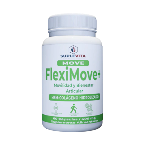 FlexiMove Suplevita | MSM y Colágeno para Articulaciones y Movilidad
