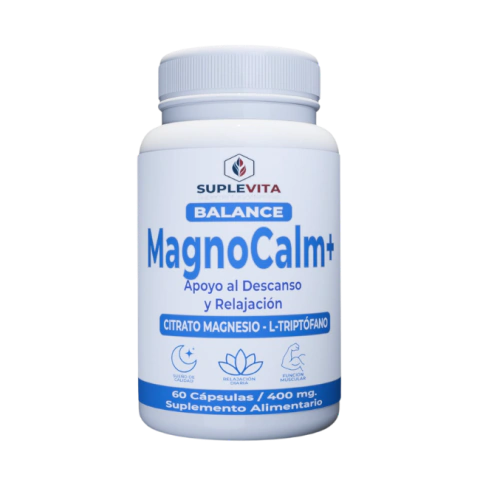Magnocalm+ Citrato de Magnesio Suplevita | Relajación y Descanso