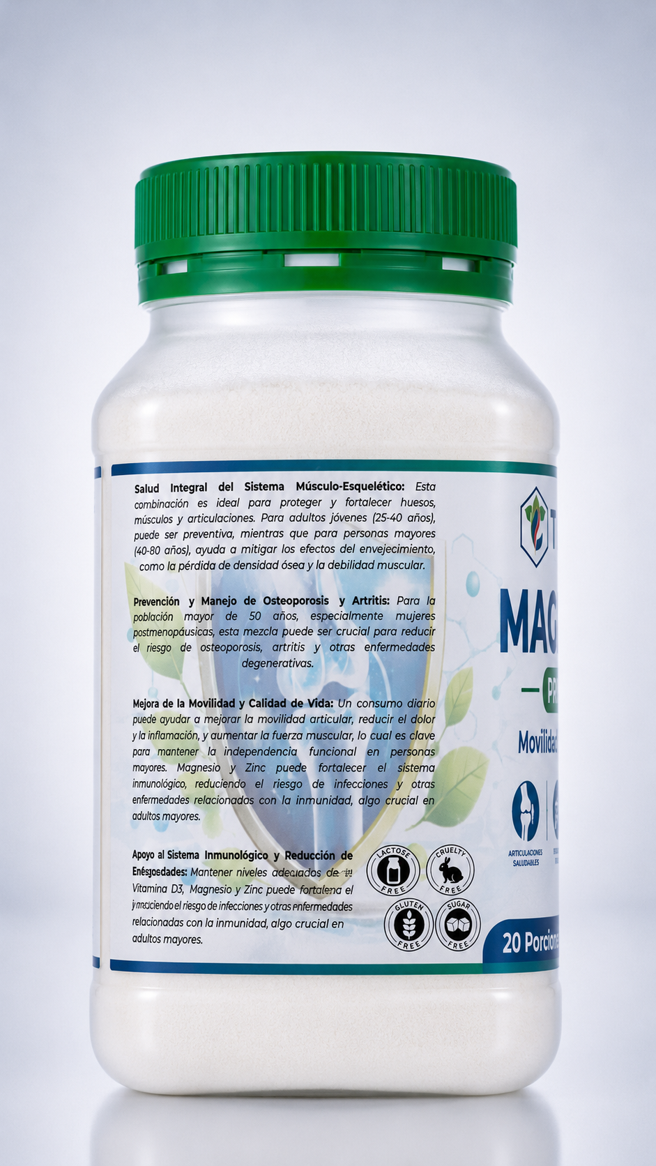 Magnecol Suplevita | Magnesio y Colágeno para Huesos y Articulaciones
