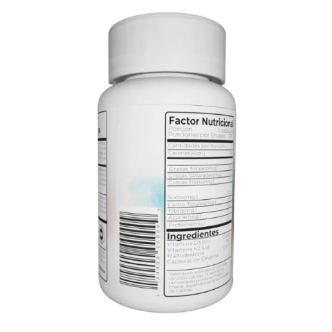Vitamina D3 + K2 Suplevita | Fijador de Calcio y Bienestar Circulatorio
